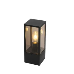 Staande Lampen-QAZQA staande buitenlampen charlois zwart e27