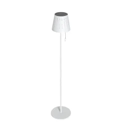 Staande Lampen-QAZQA staande buitenlampen ferre wit geïntegreerde led
