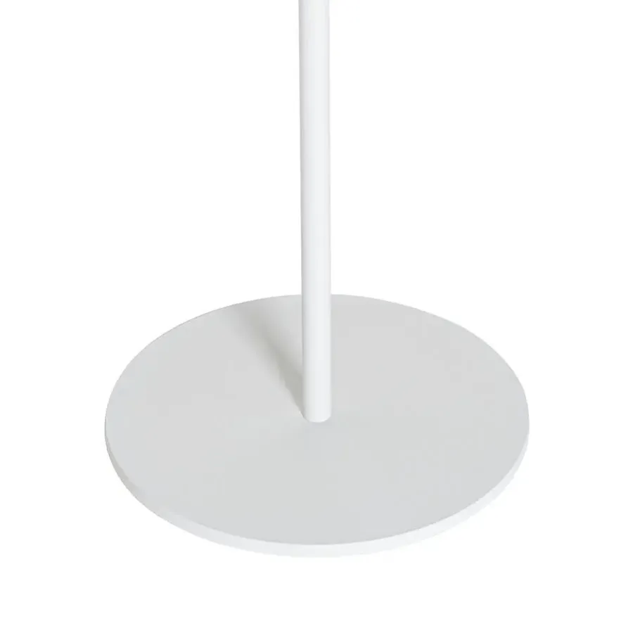 Staande Lampen-QAZQA staande buitenlampen ferre wit geïntegreerde led