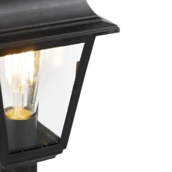 Staande Lampen-QAZQA staande buitenlampen capital zwart e27