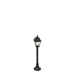 Staande Lampen-QAZQA staande buitenlampen capital zwart e27