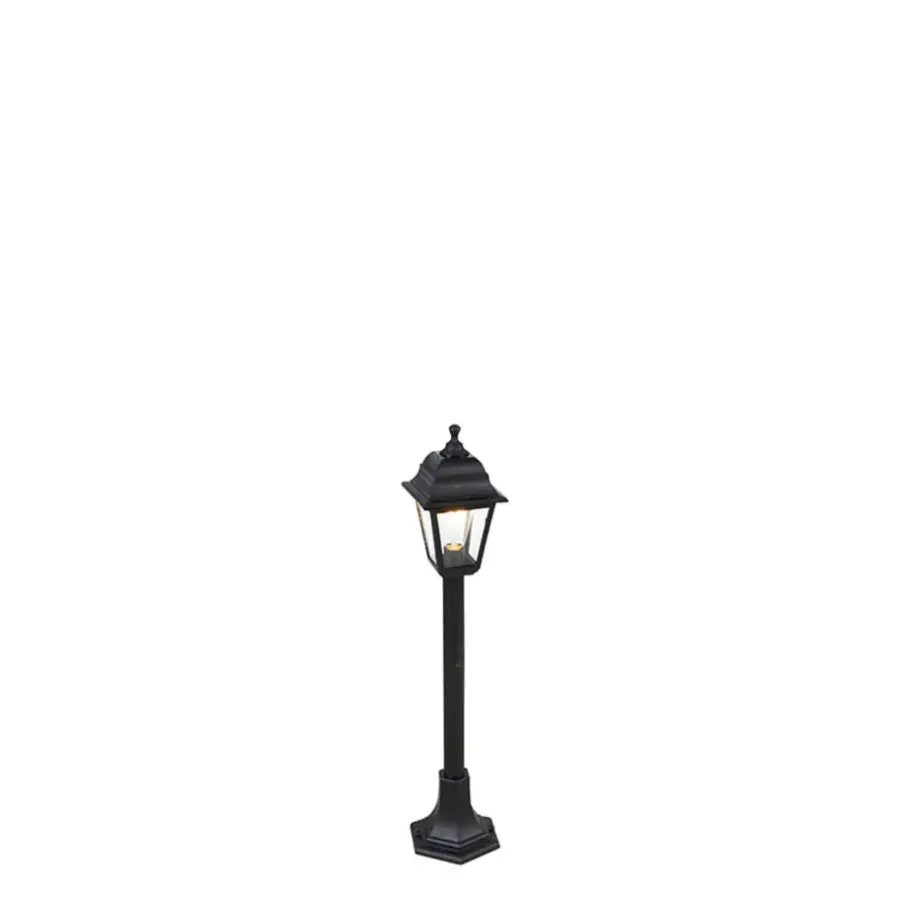 Staande Lampen-QAZQA staande buitenlampen capital zwart e27