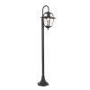 Staande Lampen-QAZQA staande buitenlampen berta zwart e27