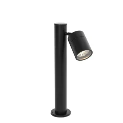 Staande Lampen-QAZQA staande buitenlampen solo zwart gu10