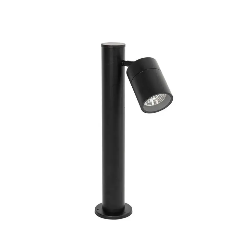 Staande Lampen-QAZQA staande buitenlampen solo zwart gu10
