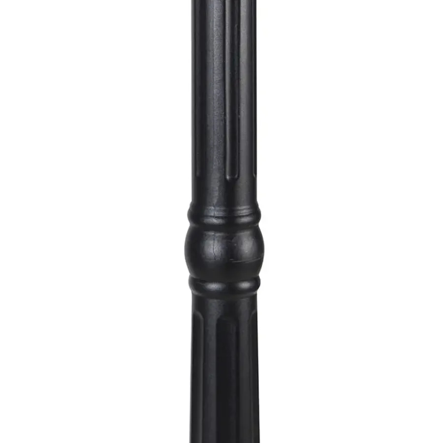 QAZQA staande buitenlampen havana zwart e27