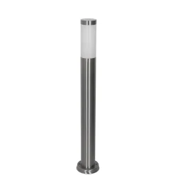 Staande Lampen-QAZQA staande buitenlampen rox zilverkleurig e27