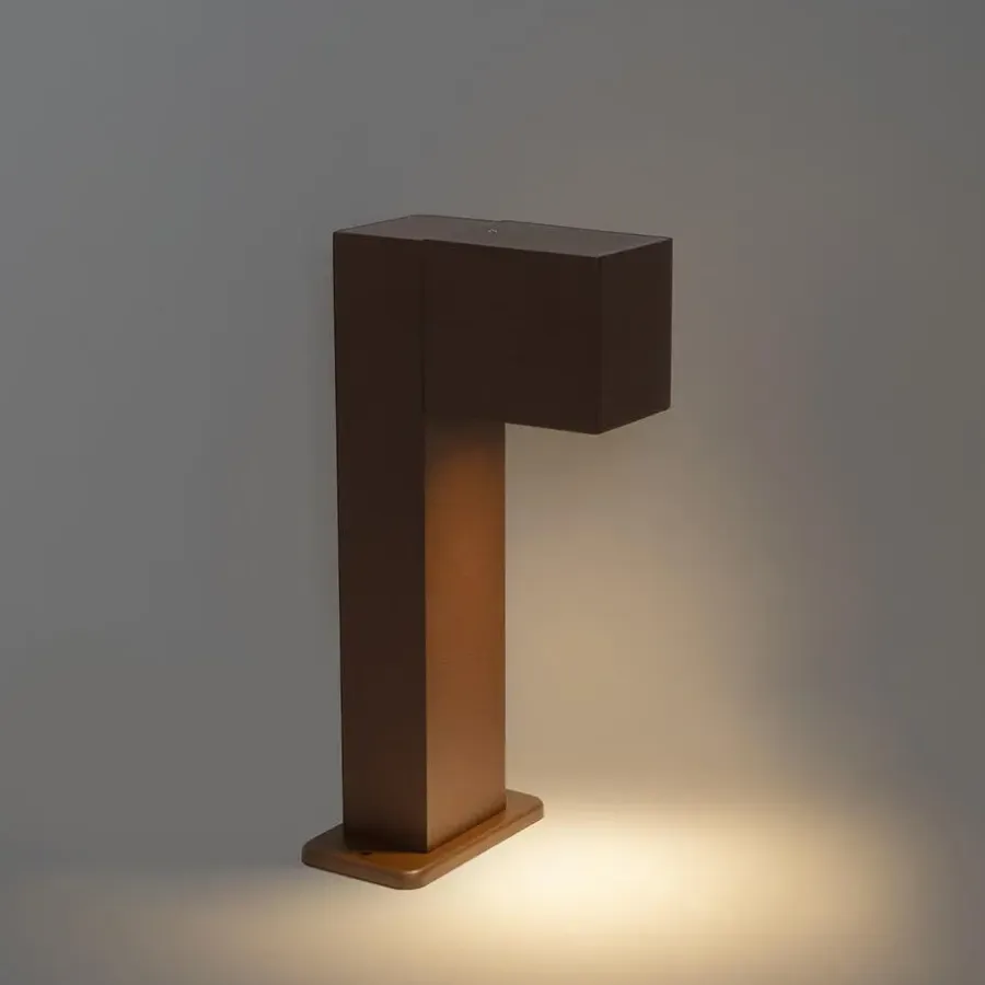 Staande Lampen-QAZQA staande buitenlampen baleno bronskleurig gu10