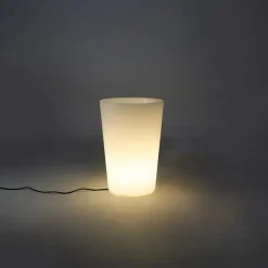 Staande Lampen-QAZQA staande buitenlampen verano wit e27