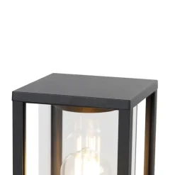 QAZQA staande buitenlampen charlois zwart e27