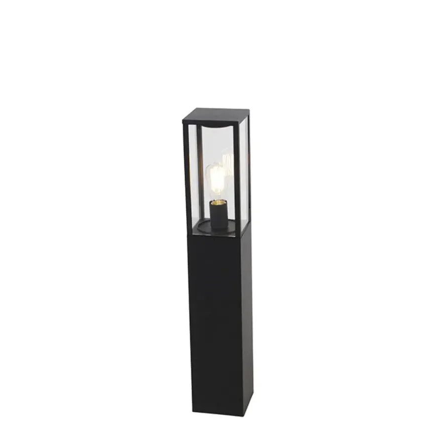 Buitenverlichting|Staande Lampen-QAZQA staande buitenlampen charlois zwart e27