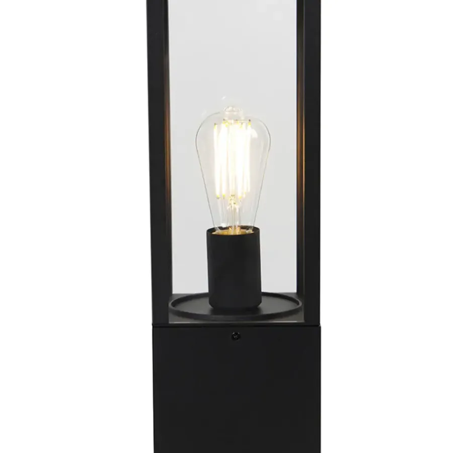 Buitenverlichting|Staande Lampen-QAZQA staande buitenlampen charlois zwart e27