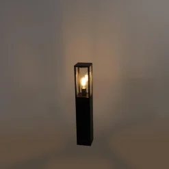 Buitenverlichting|Staande Lampen-QAZQA staande buitenlampen charlois zwart e27