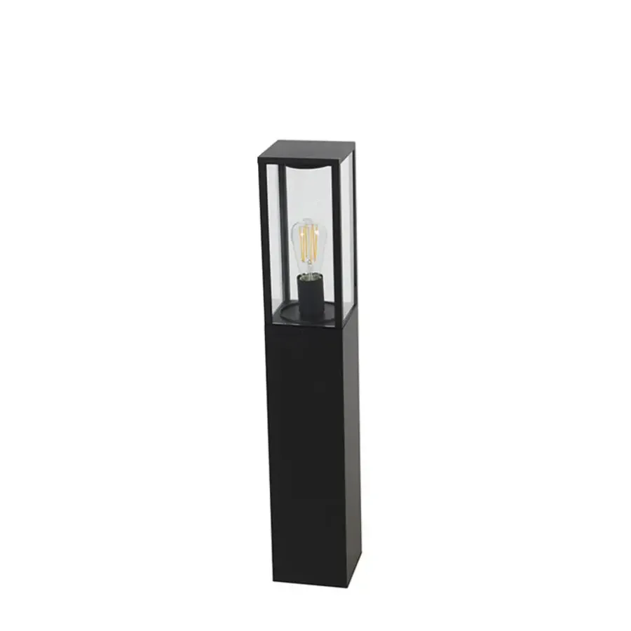 Buitenverlichting|Staande Lampen-QAZQA staande buitenlampen charlois zwart e27
