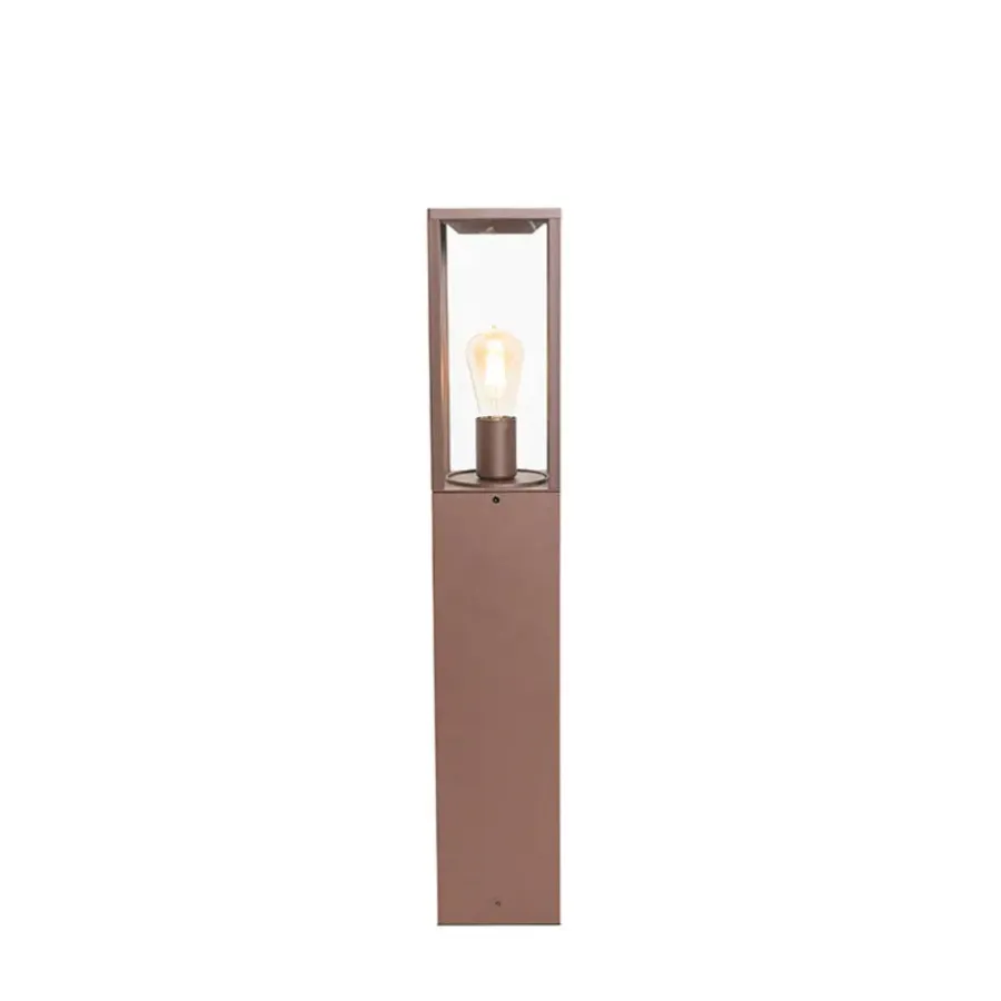 QAZQA staande buitenlampen charlois bronskleurig e27