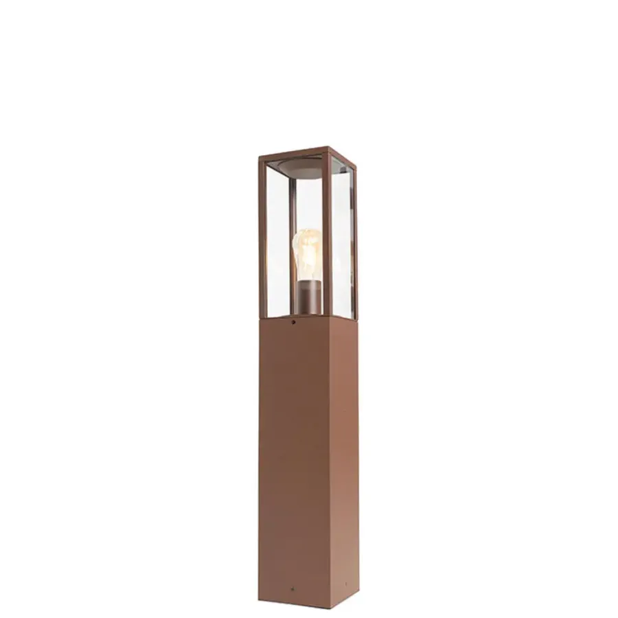 QAZQA staande buitenlampen charlois bronskleurig e27