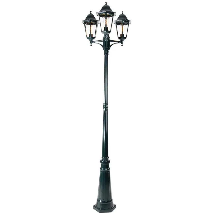 Buitenverlichting|Staande Lampen-QAZQA staande buitenlampen new orleans groen e27