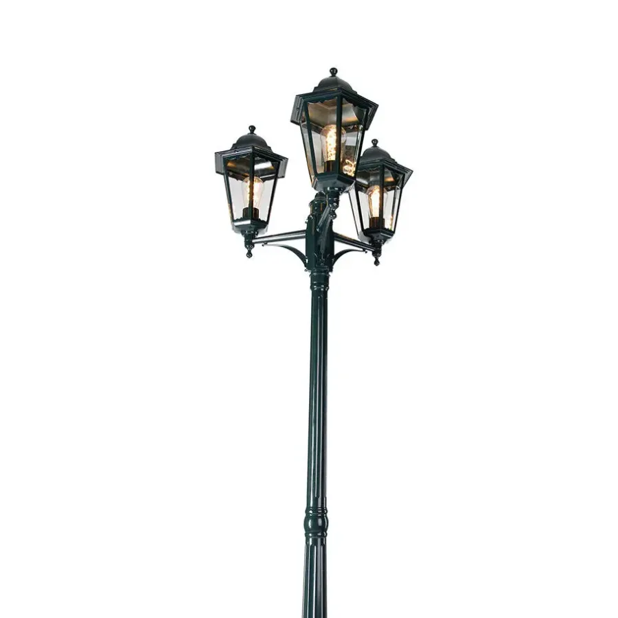 Buitenverlichting|Staande Lampen-QAZQA staande buitenlampen new orleans groen e27