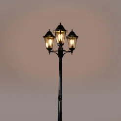 Buitenverlichting|Staande Lampen-QAZQA staande buitenlampen new orleans groen e27