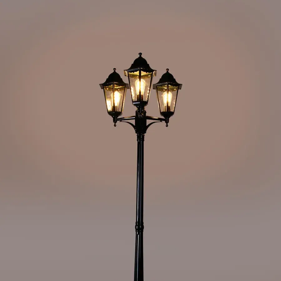 Buitenverlichting|Staande Lampen-QAZQA staande buitenlampen new orleans groen e27