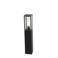 QAZQA staande buitenlampen charlois zwart e27