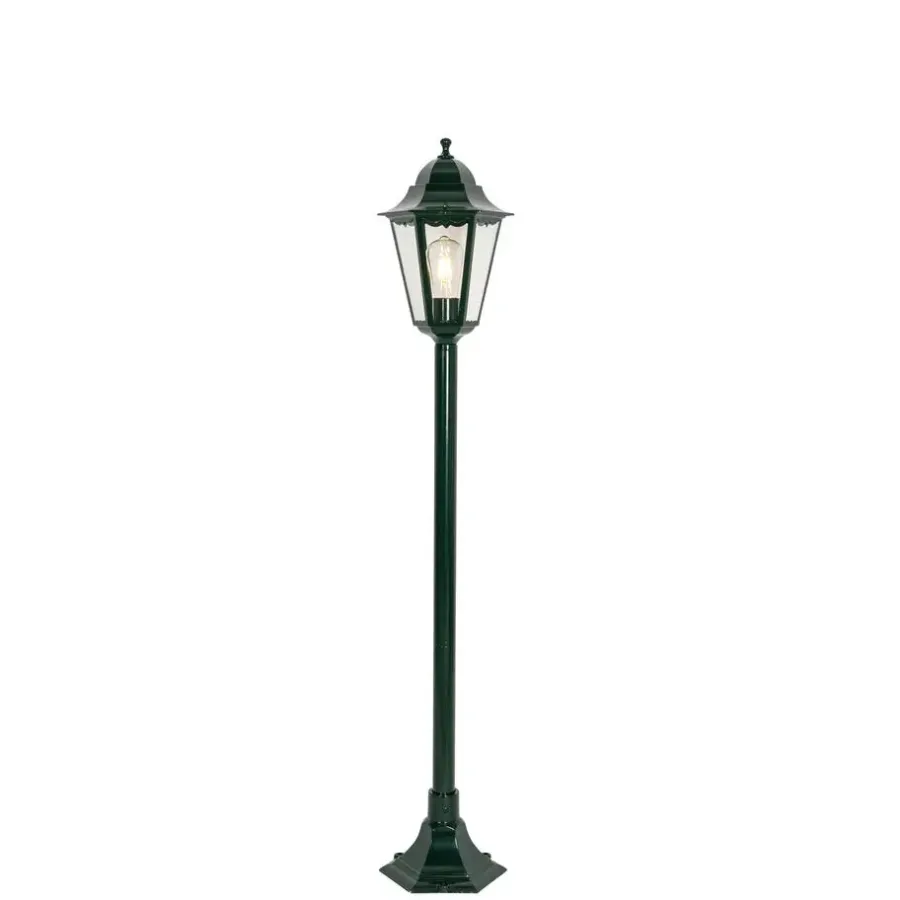QAZQA staande buitenlampen new orleans groen e27