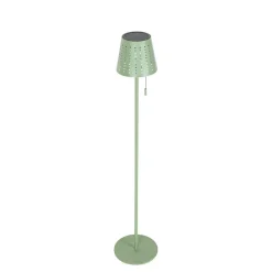 Staande Lampen-QAZQA staande buitenlampen ferre groen geïntegreerde led