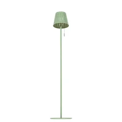 Staande Lampen-QAZQA staande buitenlampen ferre groen geïntegreerde led