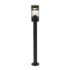 Staande Lampen-QAZQA staande buitenlampen gleam zwart e27
