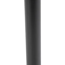 Staande Lampen-QAZQA staande buitenlampen gleam zwart e27