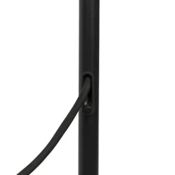 Staande Lampen-QAZQA staande buitenlampen virginia zwart e27