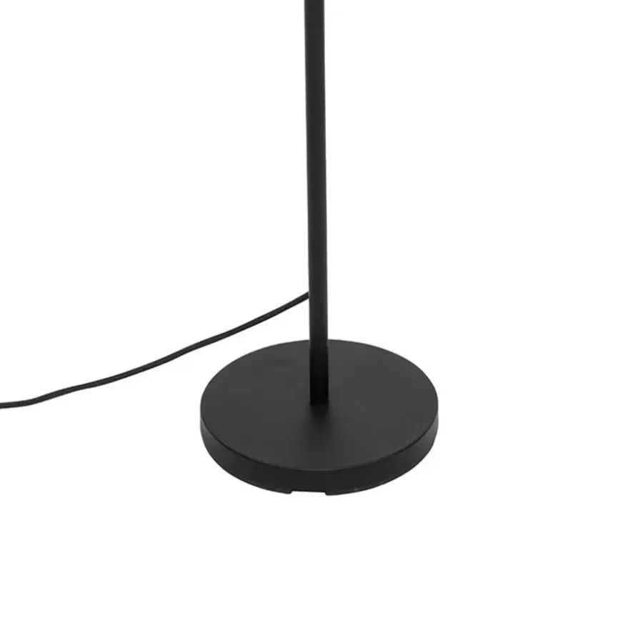 Staande Lampen-QAZQA staande buitenlampen virginia zwart e27