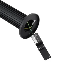 Staande Lampen-QAZQA staande buitenlampen boris zwart gu10