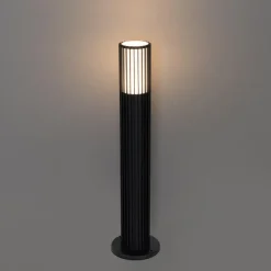 Staande Lampen-QAZQA staande buitenlampen boris zwart gu10