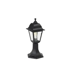 Staande Lampen-QAZQA staande buitenlampen capital zwart e27