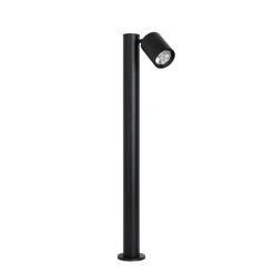 Buitenverlichting|Staande Lampen-QAZQA staande buitenlampen solo zwart gu10