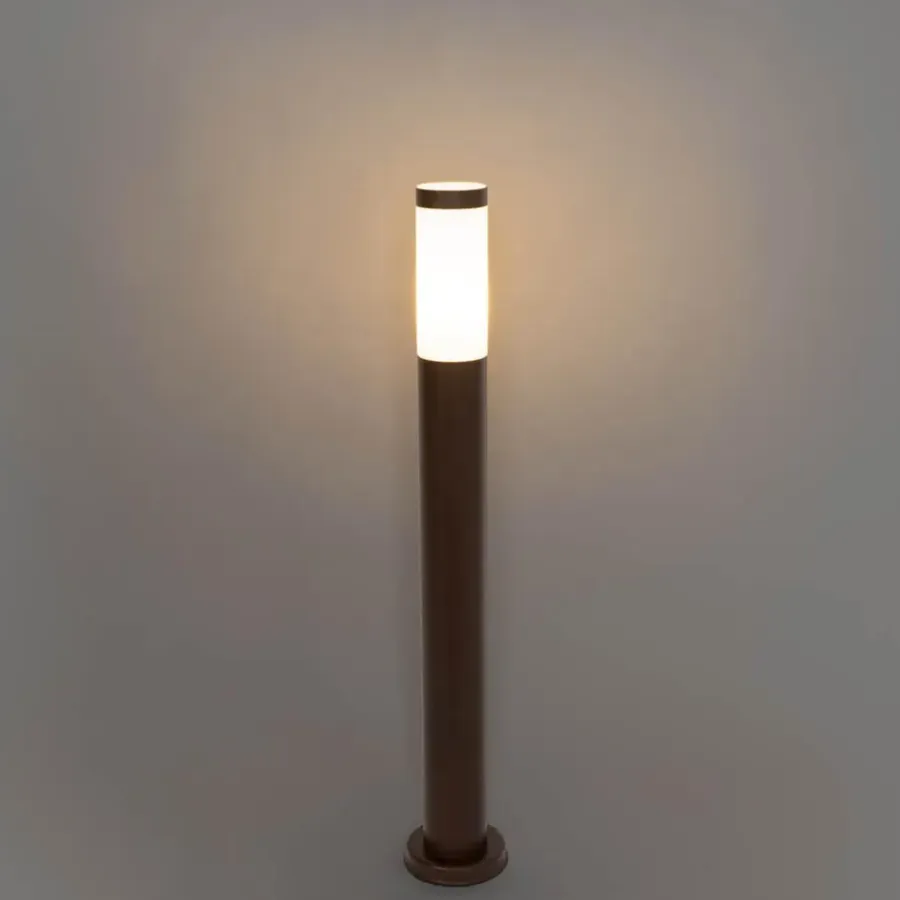 QAZQA staande buitenlampen rox bronskleurig e27