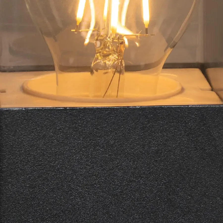 Buitenverlichting|Staande Lampen-QAZQA staande buitenlampen denmark zwart e27