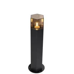 Buitenverlichting|Staande Lampen-QAZQA staande buitenlampen denmark zwart e27