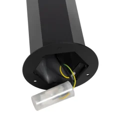 Buitenverlichting|Staande Lampen-QAZQA staande buitenlampen denmark zwart e27