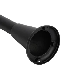 Staande Lampen-QAZQA staande buitenlampen charlois ribbed zwart