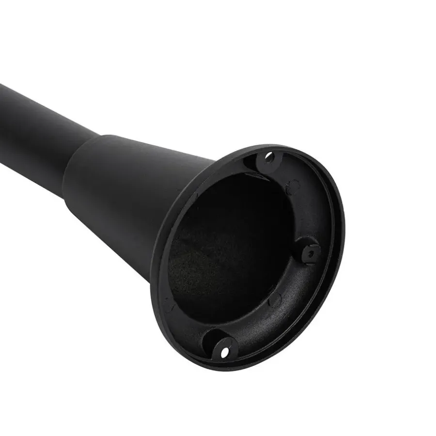 Staande Lampen-QAZQA staande buitenlampen charlois ribbed zwart