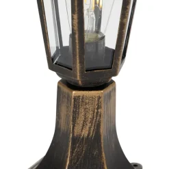 Staande Lampen-QAZQA staande buitenlampen new haven goudkleurig e27