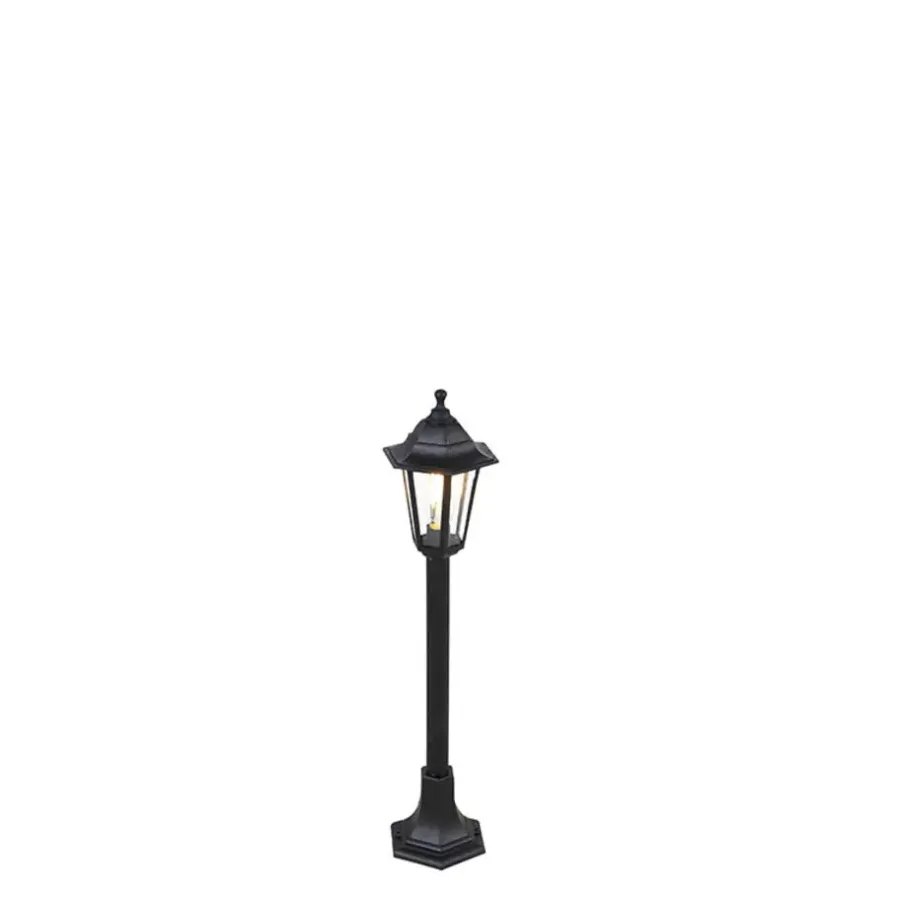 QAZQA staande buitenlampen new haven zwart e27