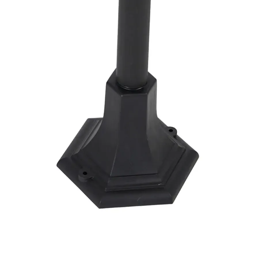 QAZQA staande buitenlampen new haven zwart e27