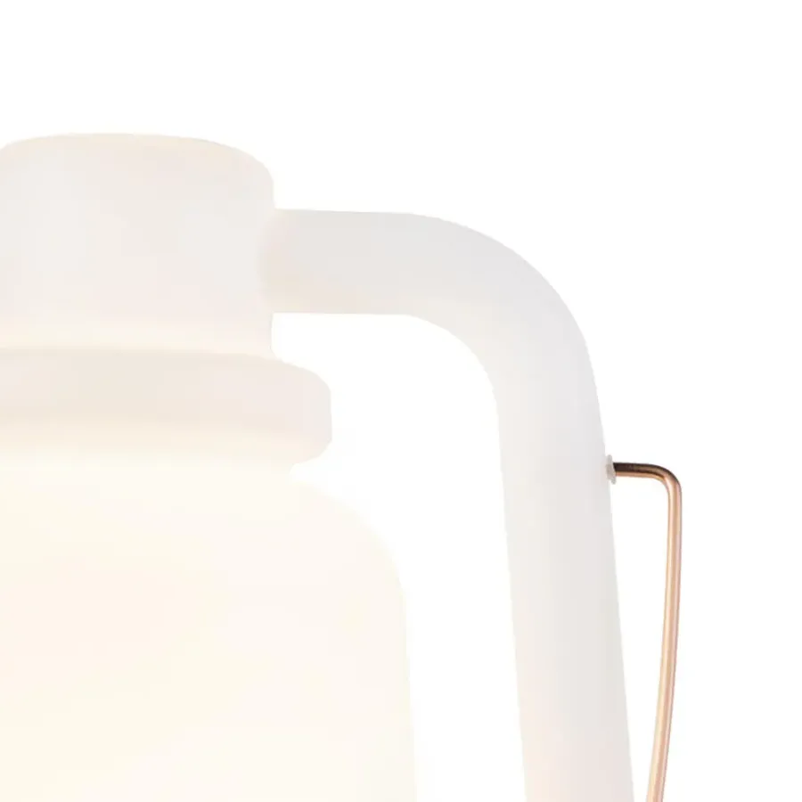 Staande Lampen-QAZQA staande buitenlampen storm wit e27