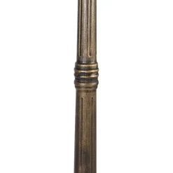 QAZQA staande buitenlampen new haven goudkleurig e27