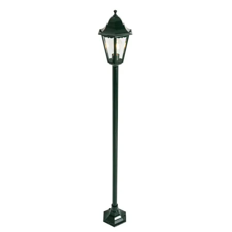 QAZQA staande buitenlampen new orleans groen e27