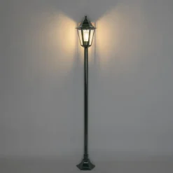 QAZQA staande buitenlampen new orleans groen e27