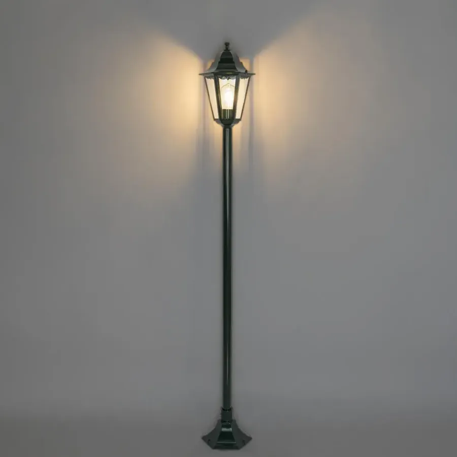QAZQA staande buitenlampen new orleans groen e27